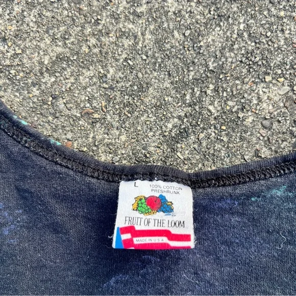 Vintage Ron Jon Surf Shop Tank Top Bright Chevron Pattern Size Large - Picture 3 of 4